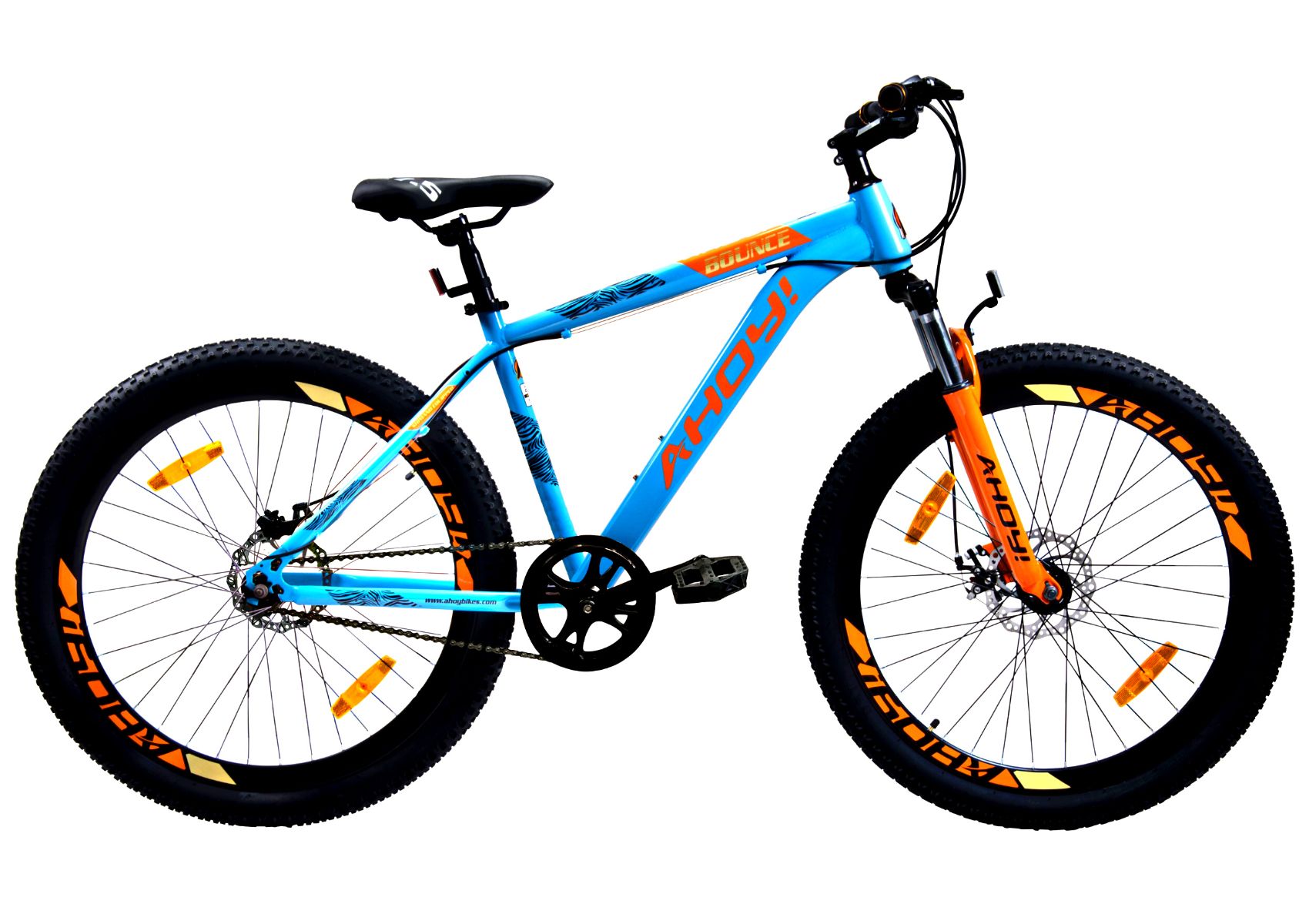Buy Bounce Bike Without Gear 29T Blue Non Gear Cycle for Men