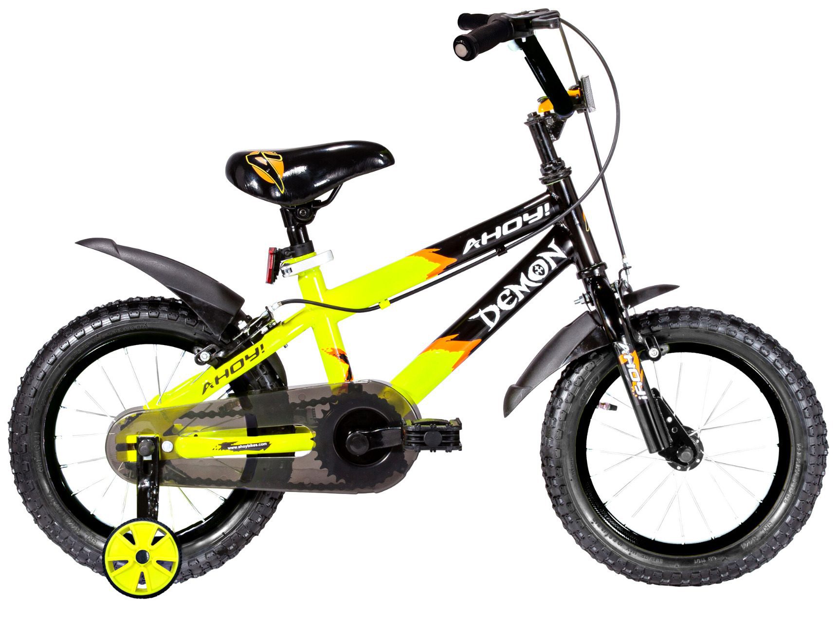 Demon Cycle for 5 Year Kids 14T | Buy Yellow Non Gear Cycle