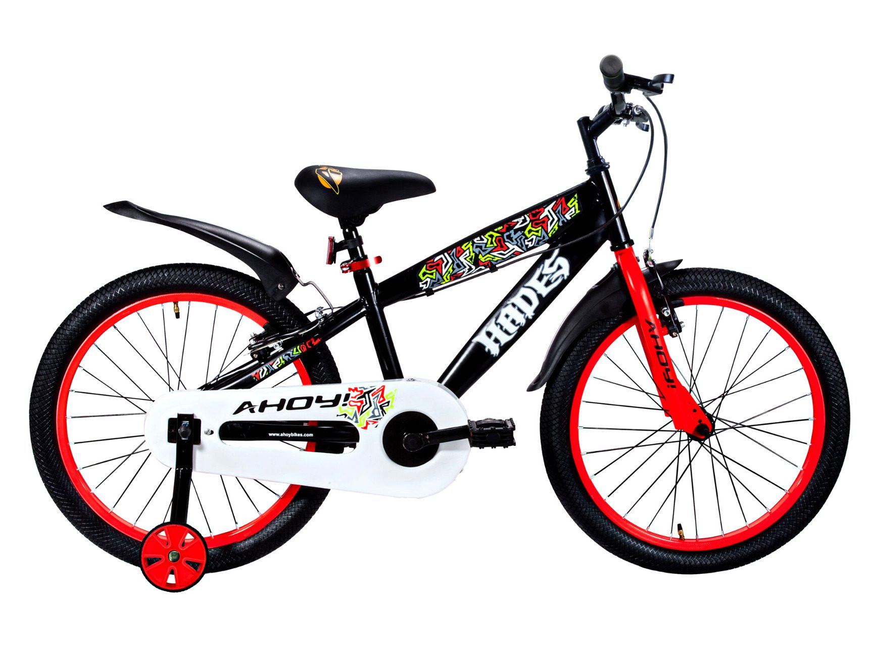 Hades Kids Bike 16T Single Speed | Buy Red Cycle Non Gear for Boys