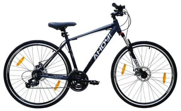 Comet Hybrid Bike | Buy Grey 700C Gear Bicycle for Men Online