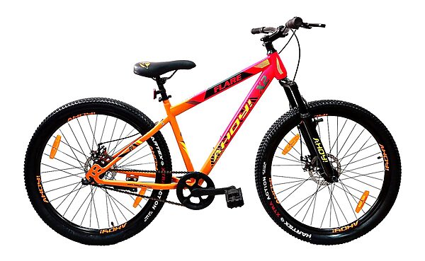 Flare Single Speed Cycle 27.5T | Buy Red Non Gear Bike for Men
