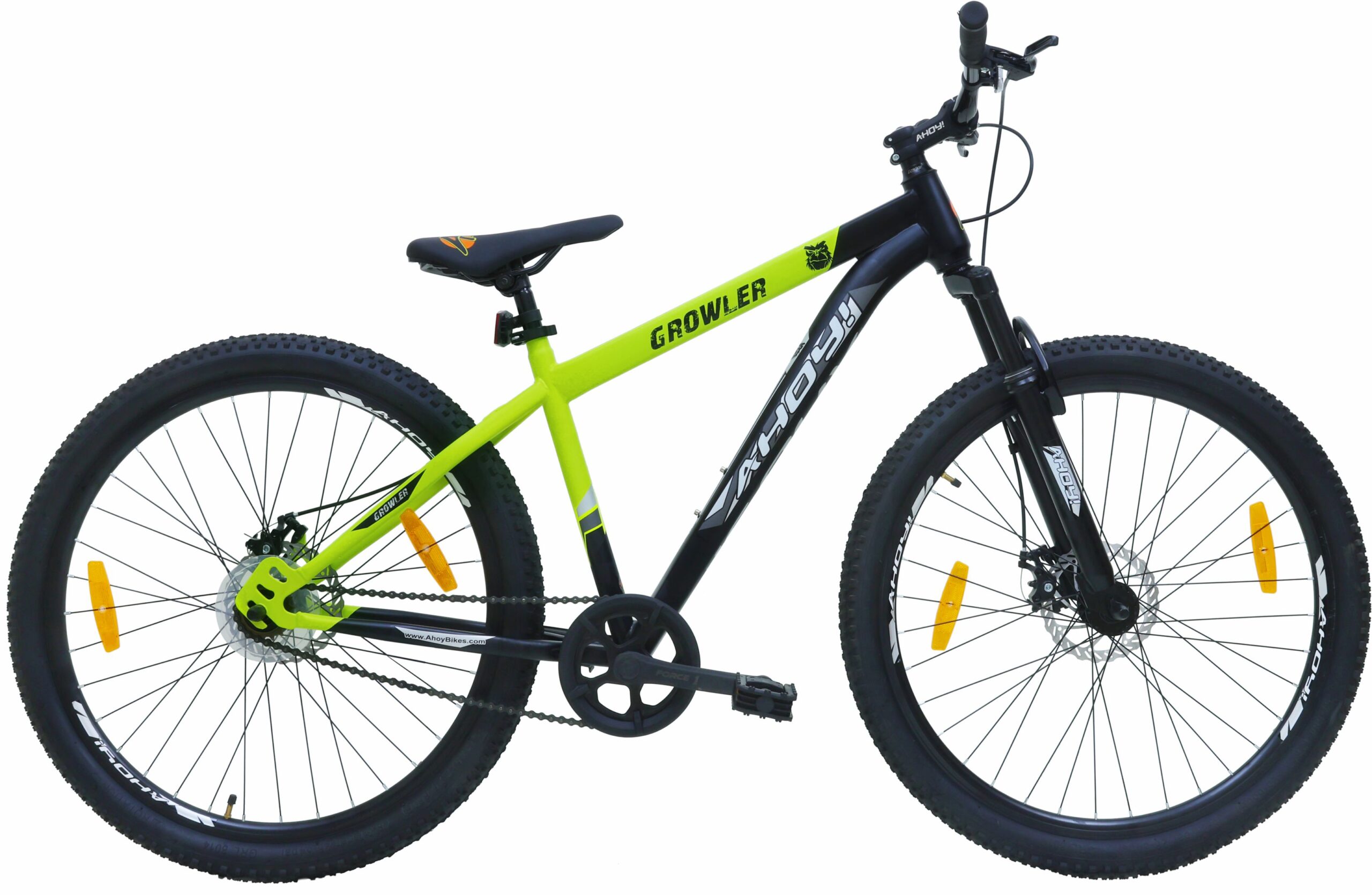 Growler Bike Without Gear 29T | Buy yellow non gear cycle for men