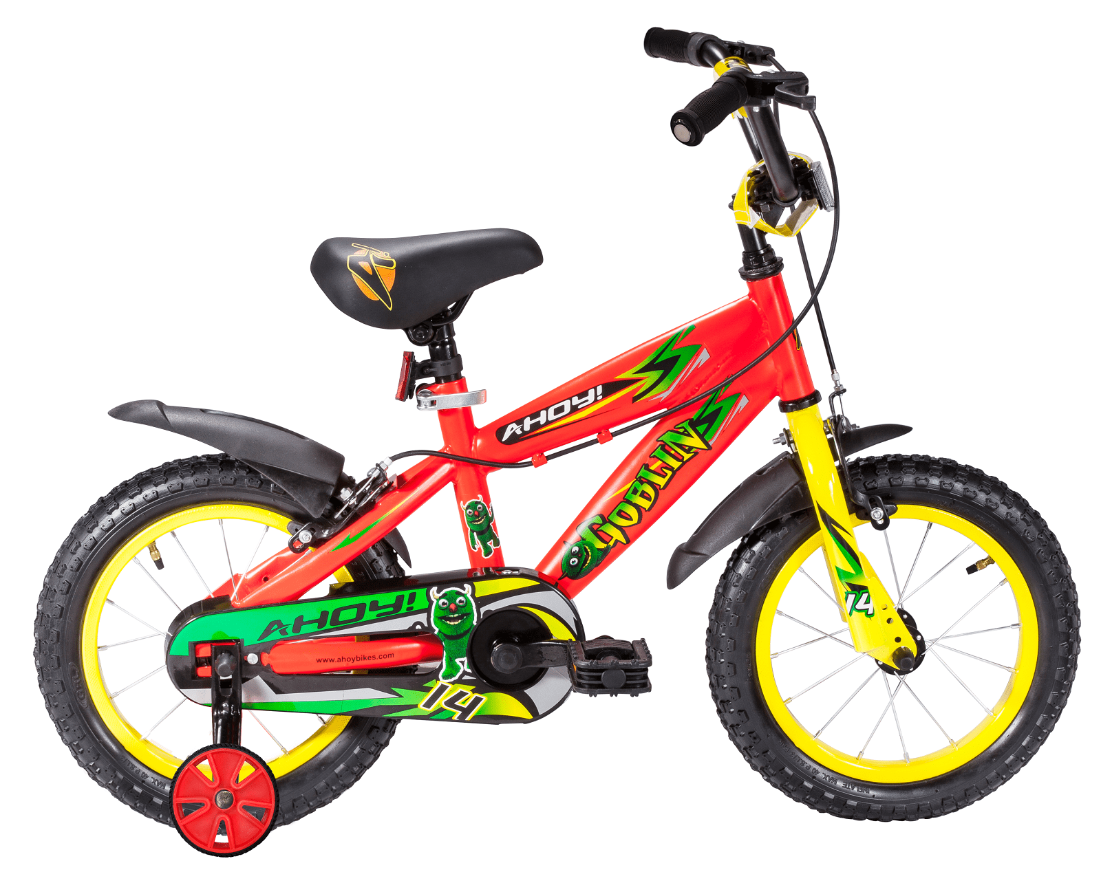 Goblin Cycle for 5 Year Kids 14T | Buy red non gear cycle for kids