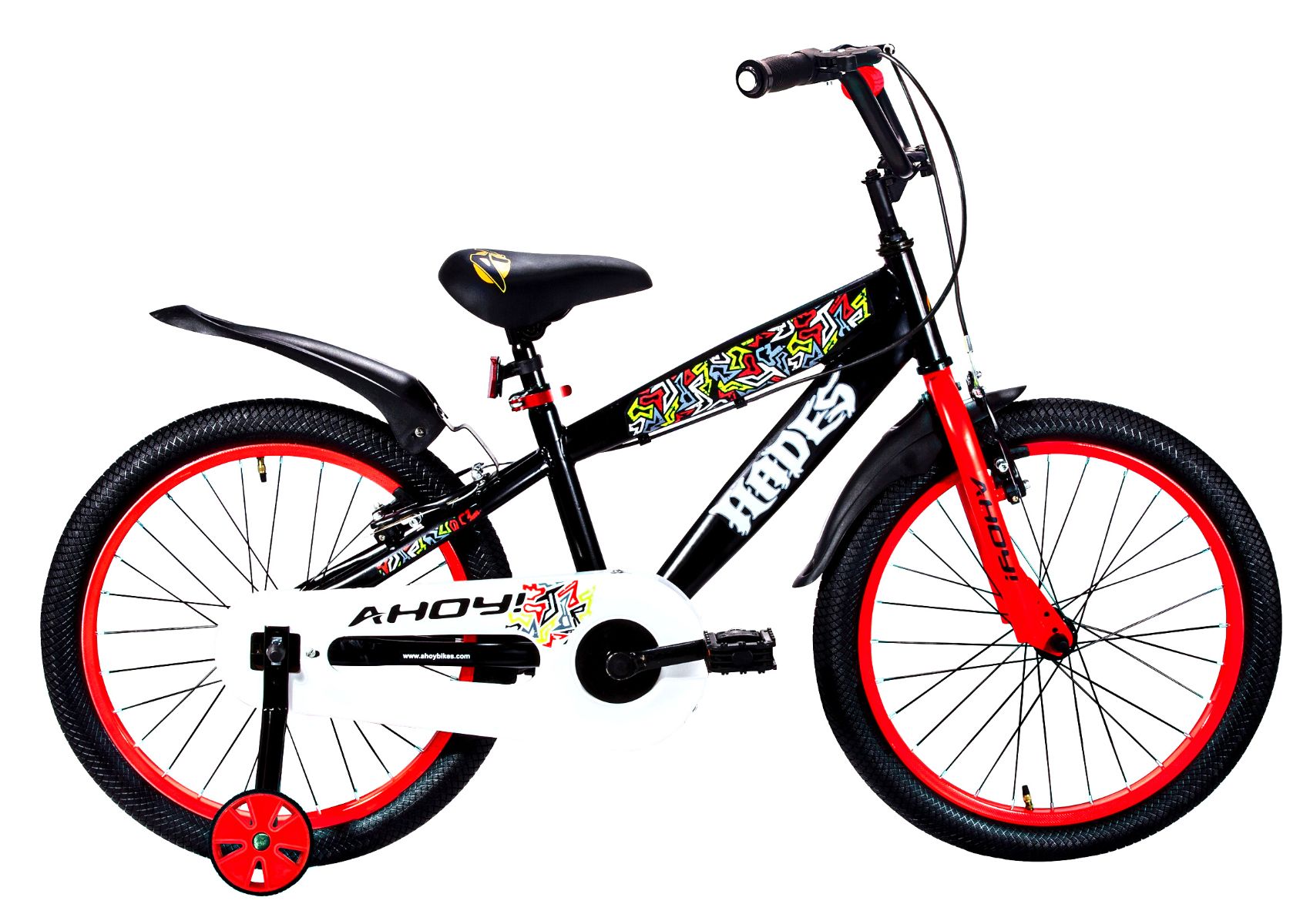Hades Kids Bike 20T Single Speed | Buy Red Cycle Non Gear for Juniors