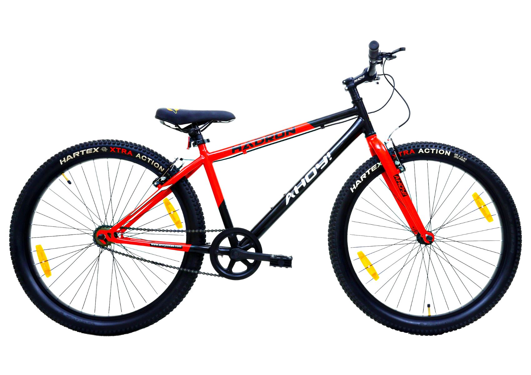 Hadron Bicycle Without Gear 24T | Buy Red ATB Cycle for Men