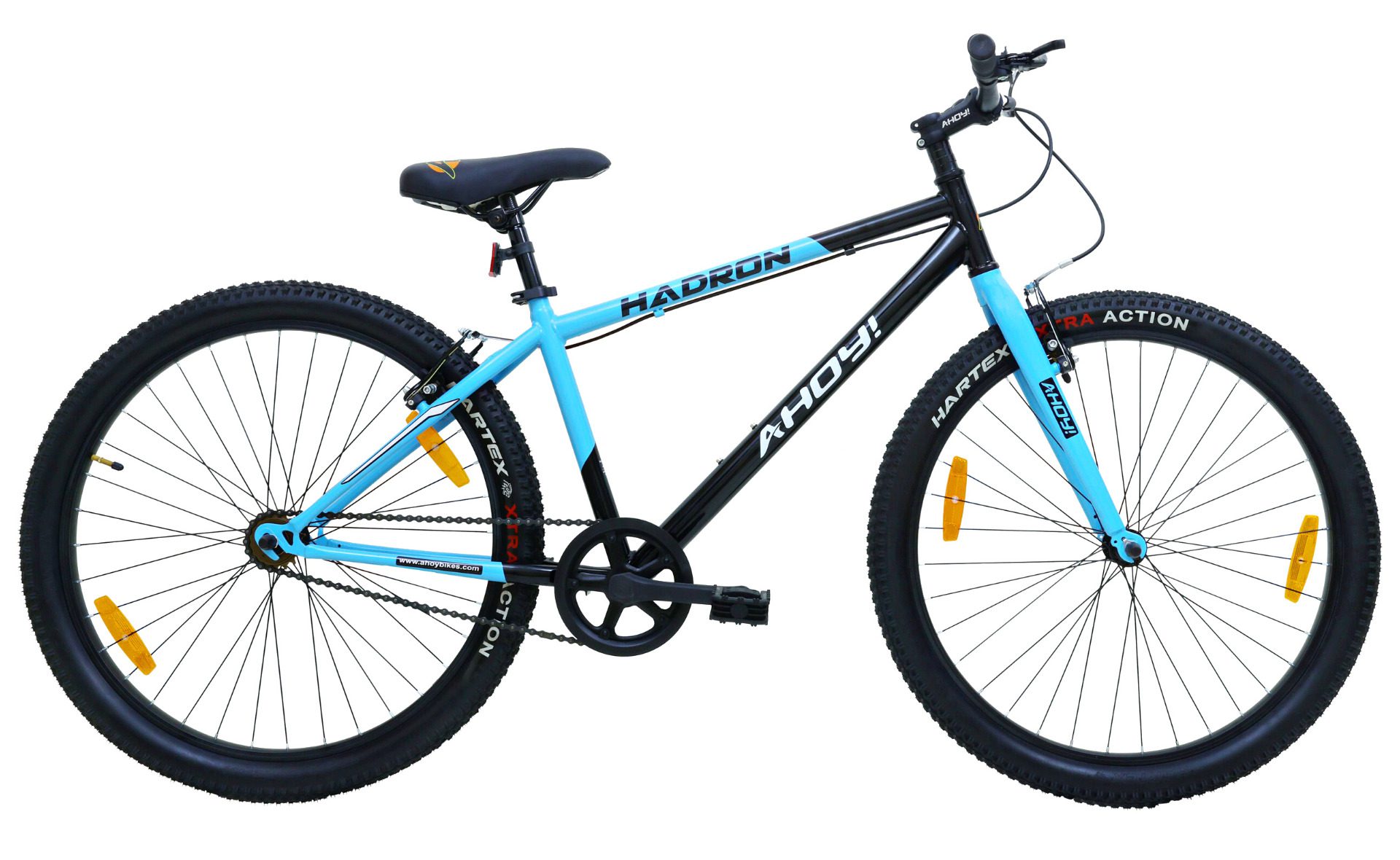 Hadron single speed bicycle 27.5T | buy blue non gear bike for men