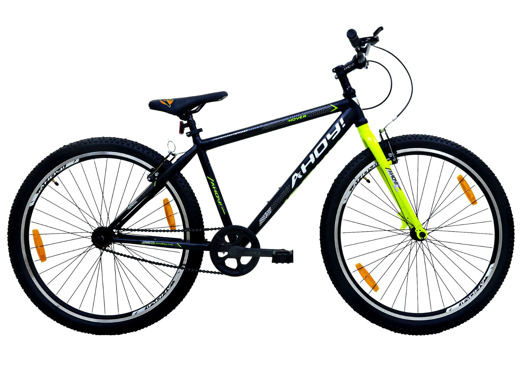 Hover All Terrain Bike 29T | Buy Yellow Non Gear Cycle for Men