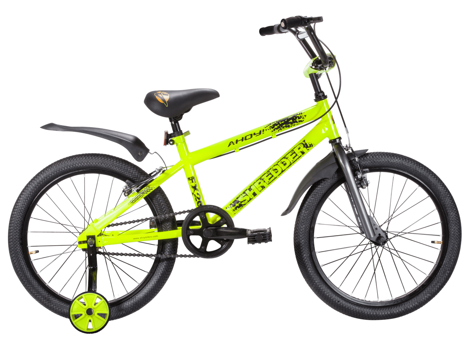 Shredder Kids Bike Single Speed 16T | Buy Yellow Cycle Non Gear for Boys