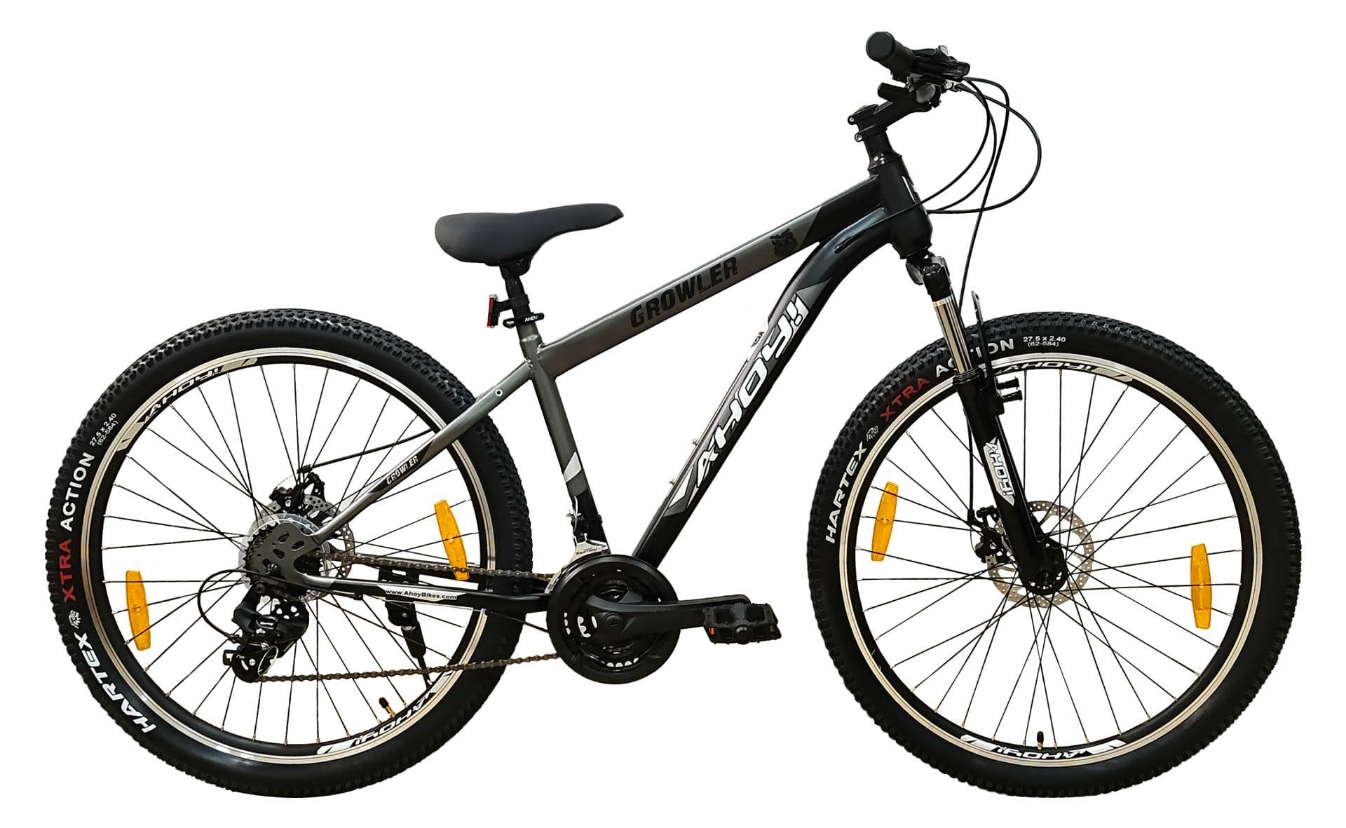 Growler Mountain Cycle 27.5T | Grey MTB Bike with Shimano gear