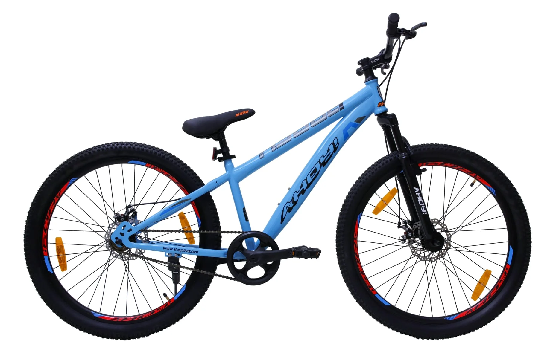 Brash Bike Without Gear 24T | Buy Blue Non Gear Cycle for Men