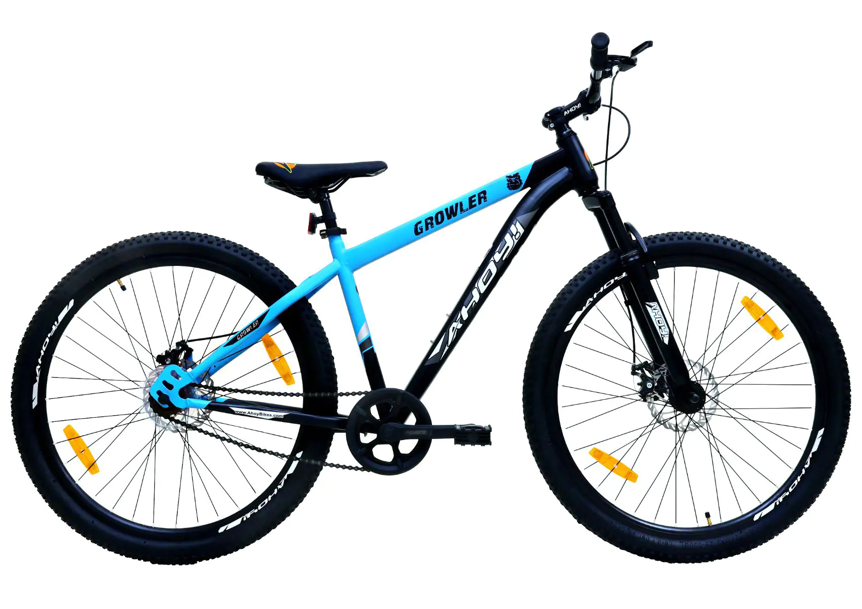 Growler Single Speed Bike 26T | Buy Blue Non Gear Cycle for Men